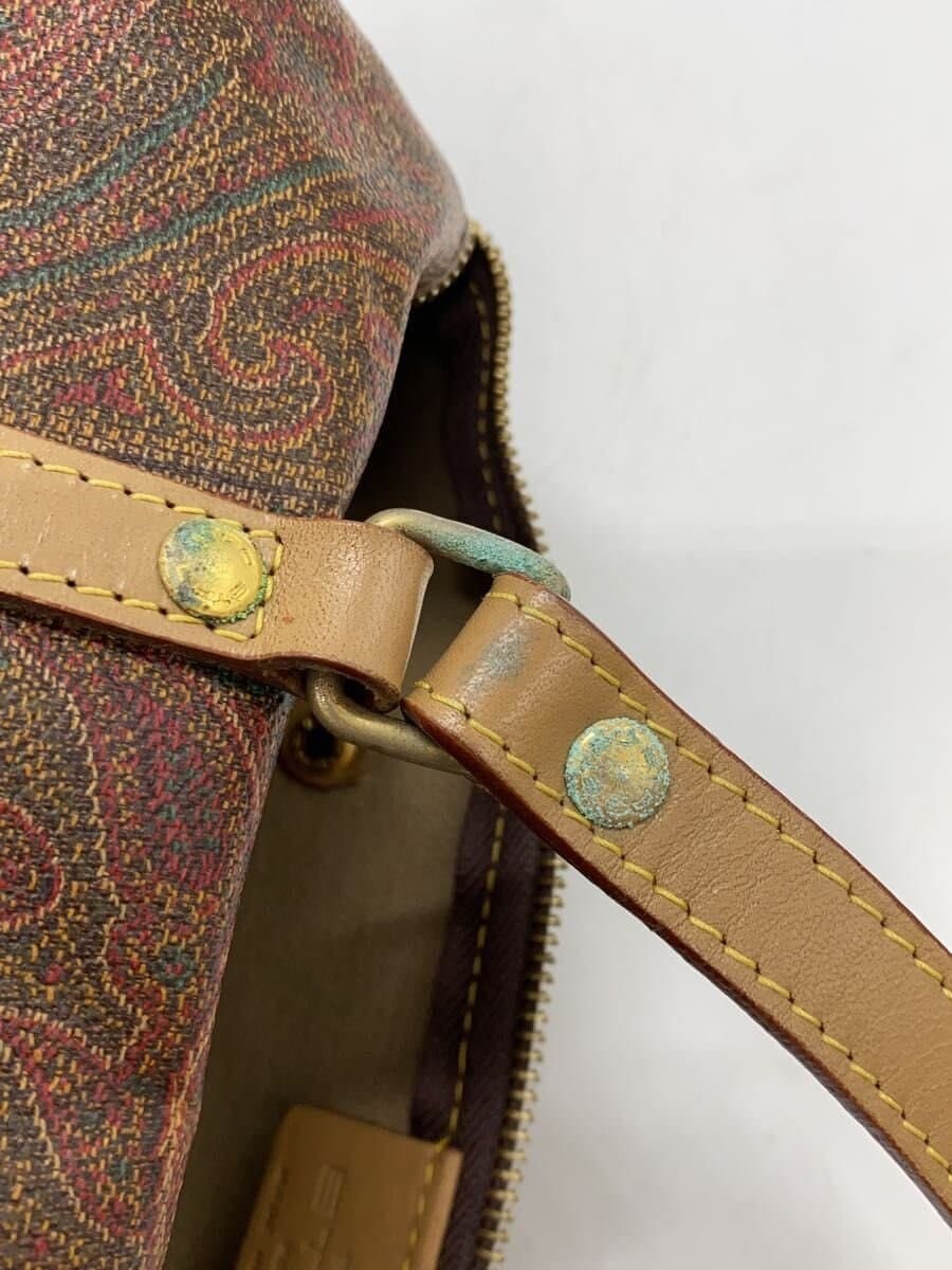 ETRO mini Boston handbag PVC multicolor paisley 8