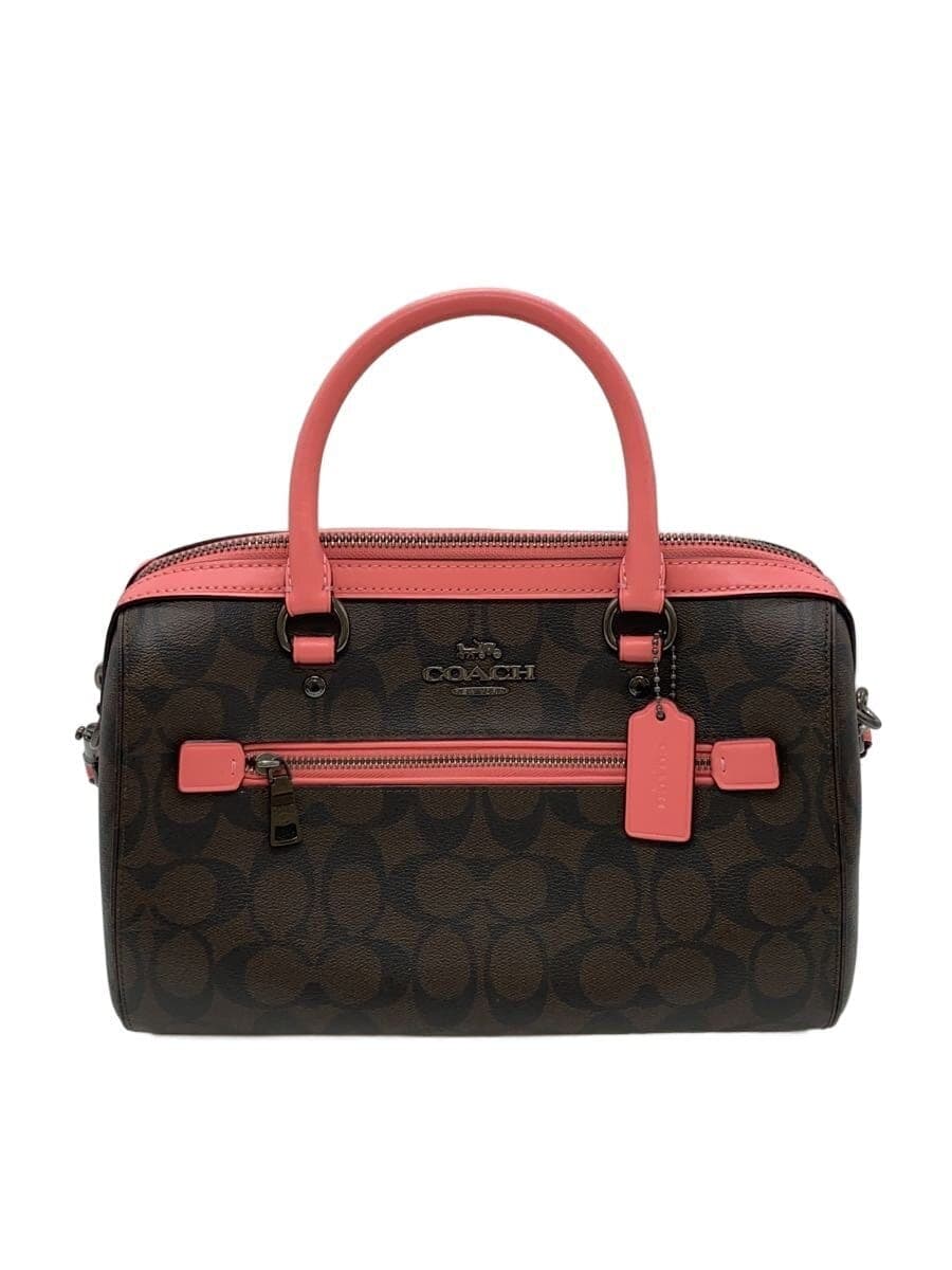 COACH Shoulder Bag Leather BRW All-over Pattern C2081-83607