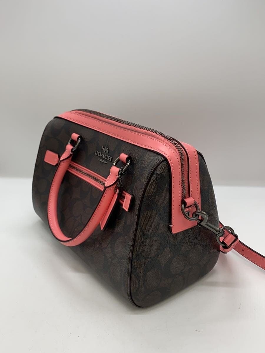 COACH Shoulder Bag Leather BRW All-over Pattern C2081-83607 2