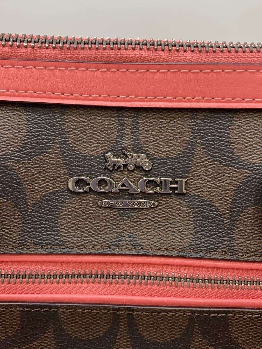 COACH Shoulder Bag Leather BRW All-over Pattern C2081-83607 5