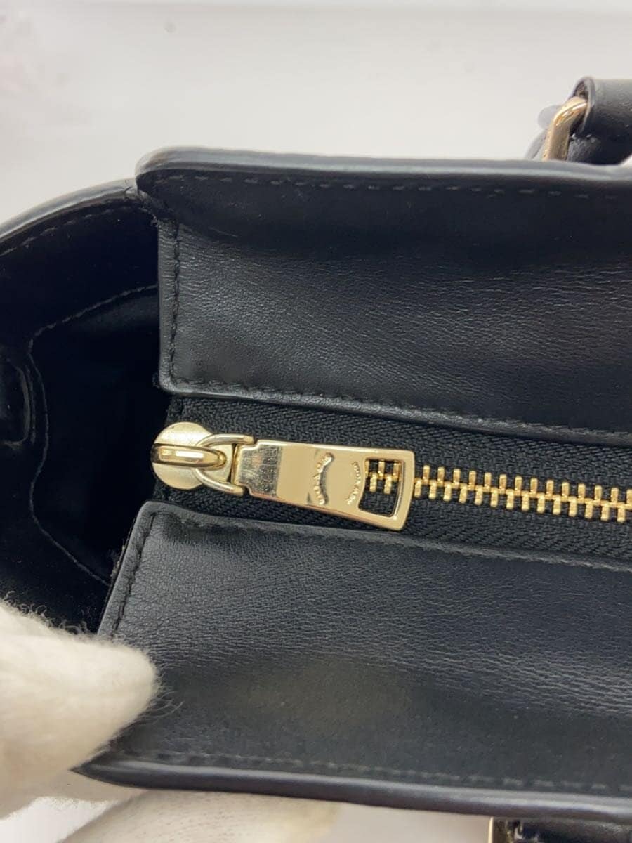COACH Handbag Leather BLK Animal F55665 7