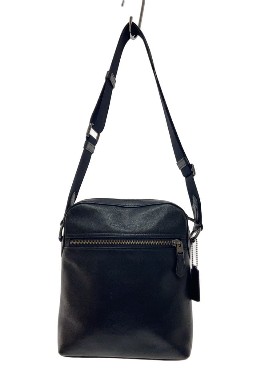 COACH Shoulder Bag Leather BLK F68014