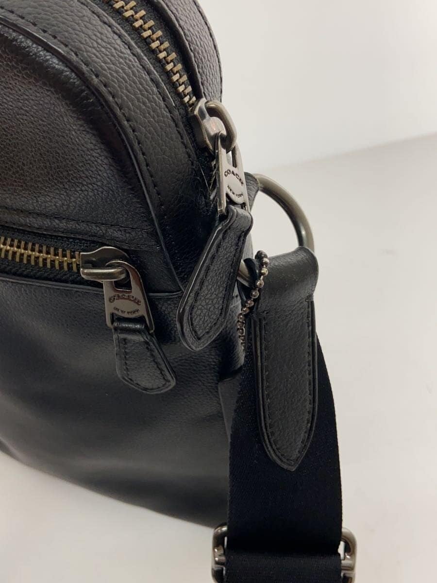 COACH Shoulder Bag Leather BLK F68014 8