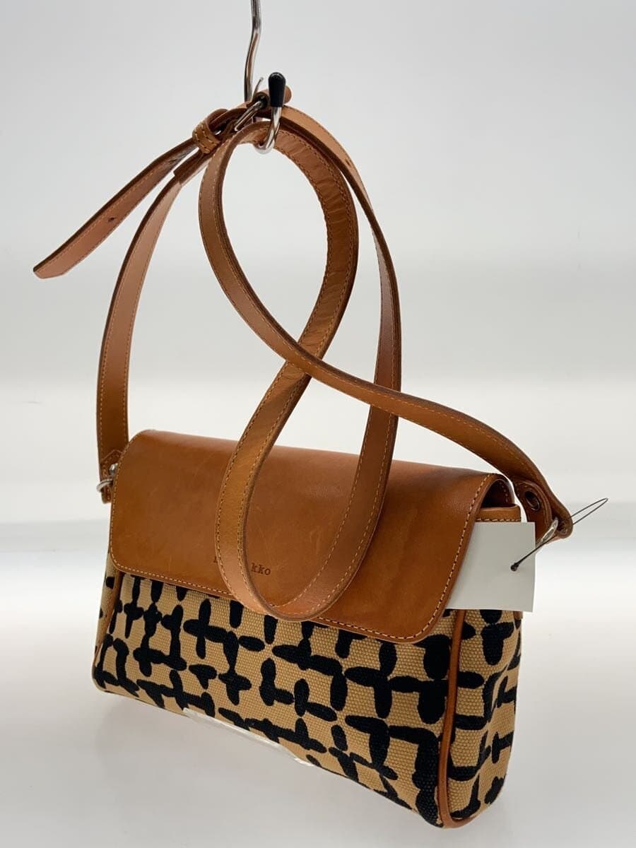 marimekko Shoulder Bag Cotton BRW All Over Pattern 045709 102564 2