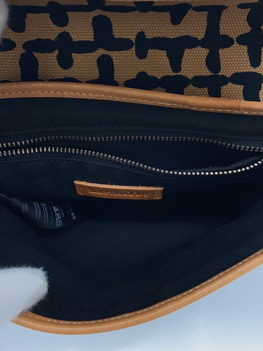 marimekko Shoulder Bag Cotton BRW All Over Pattern 045709 102564 6