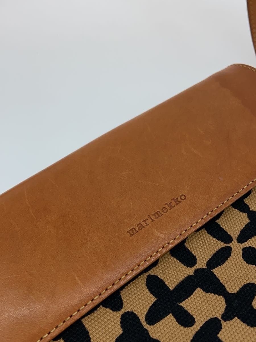 marimekko Shoulder Bag Cotton BRW All Over Pattern 045709 102564 7