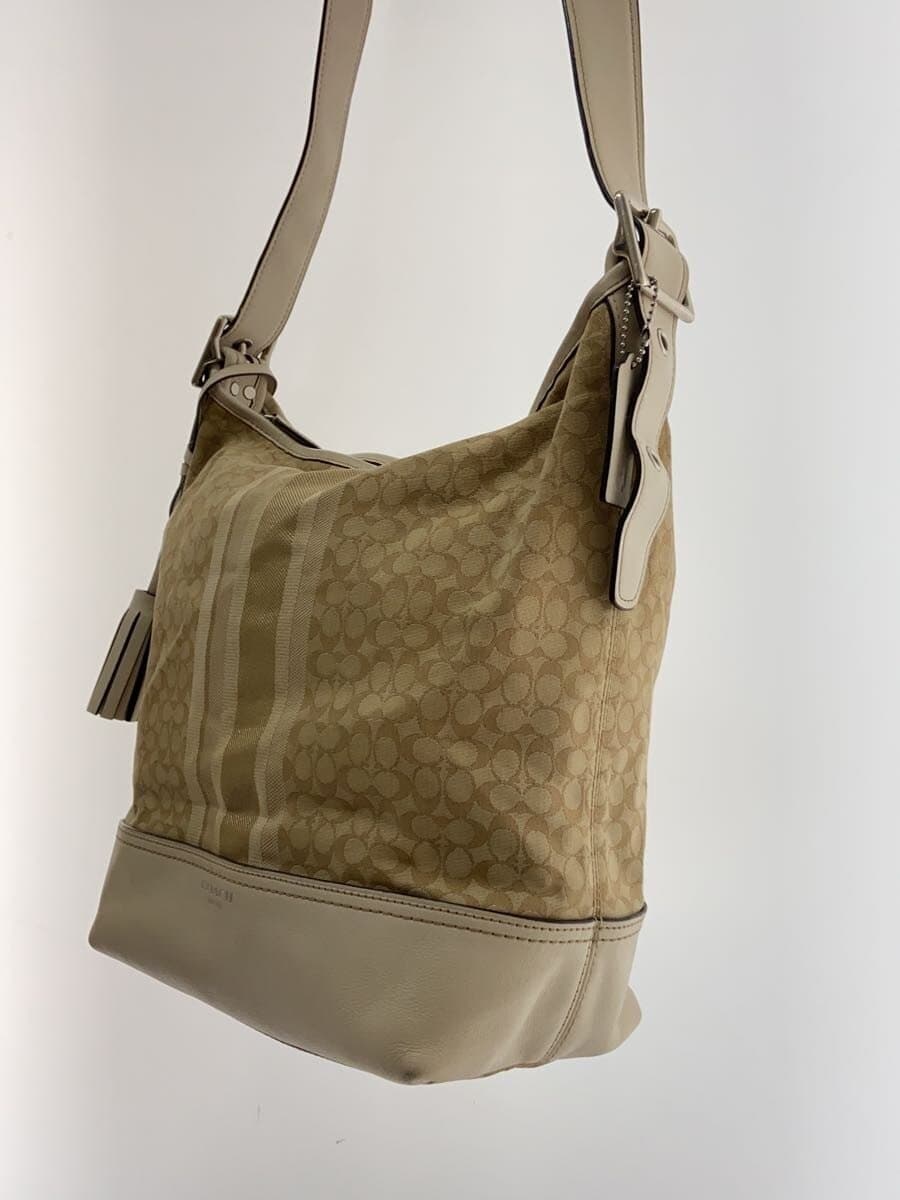 COACH Shoulder Bag BEG All Over Pattern 19918 2