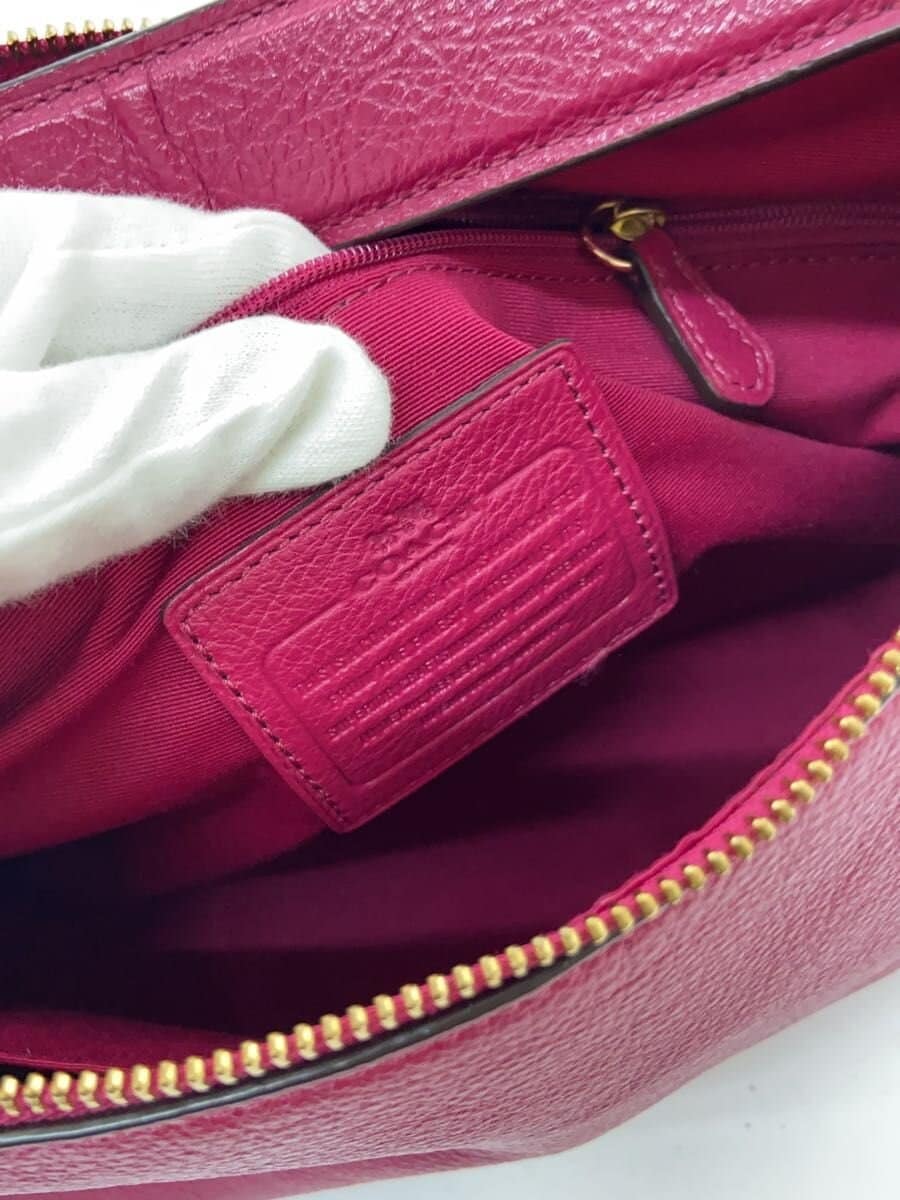 COACH Shoulder Bag - All Leather Leather PNK F36628 5