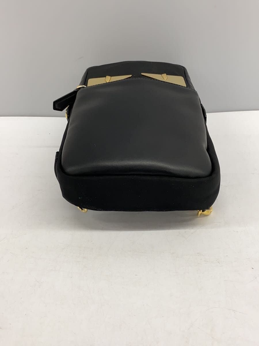 FENDI Mon Star Bugs Eye Body Bag Shoulder Bag BLK 7VZ033 4