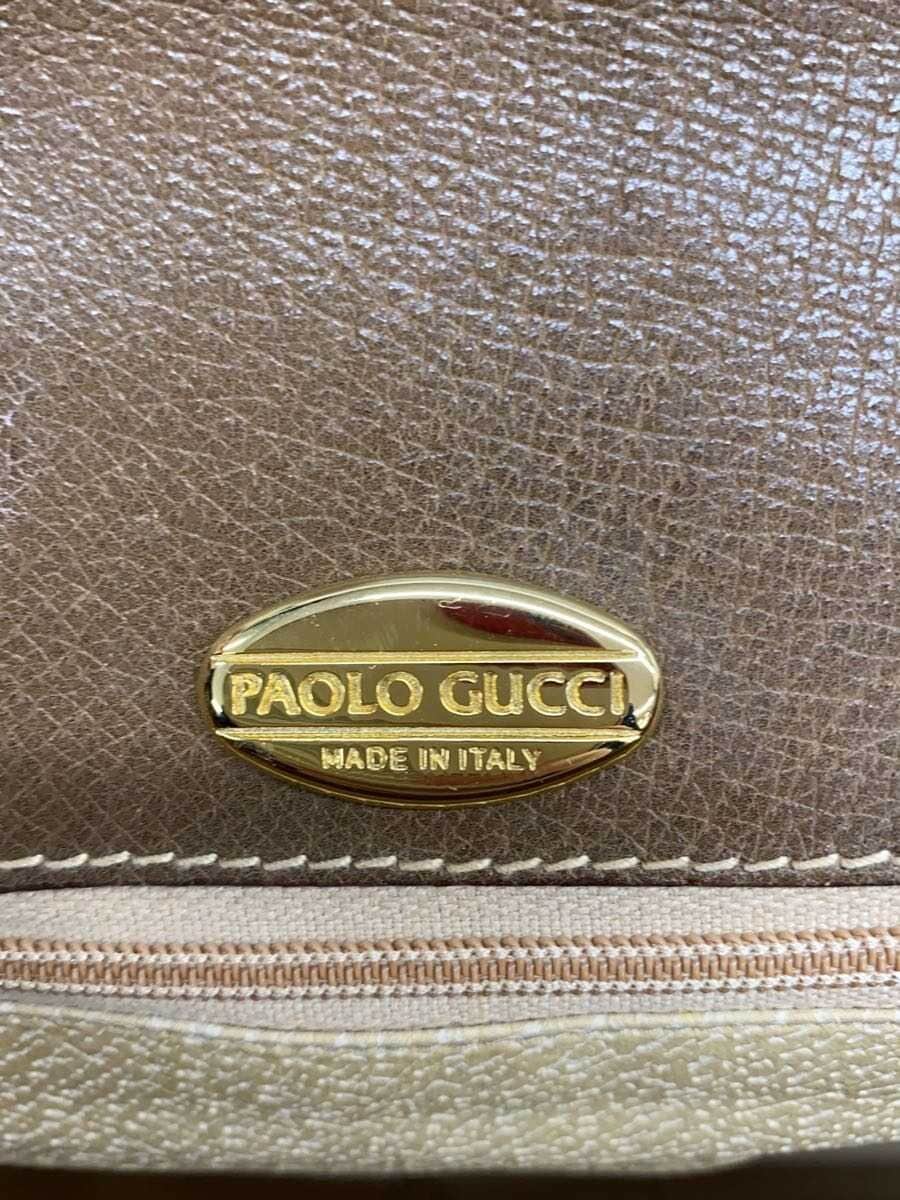 PAOLO GUCCI Shoulder Bag BRW All Over Pattern 5