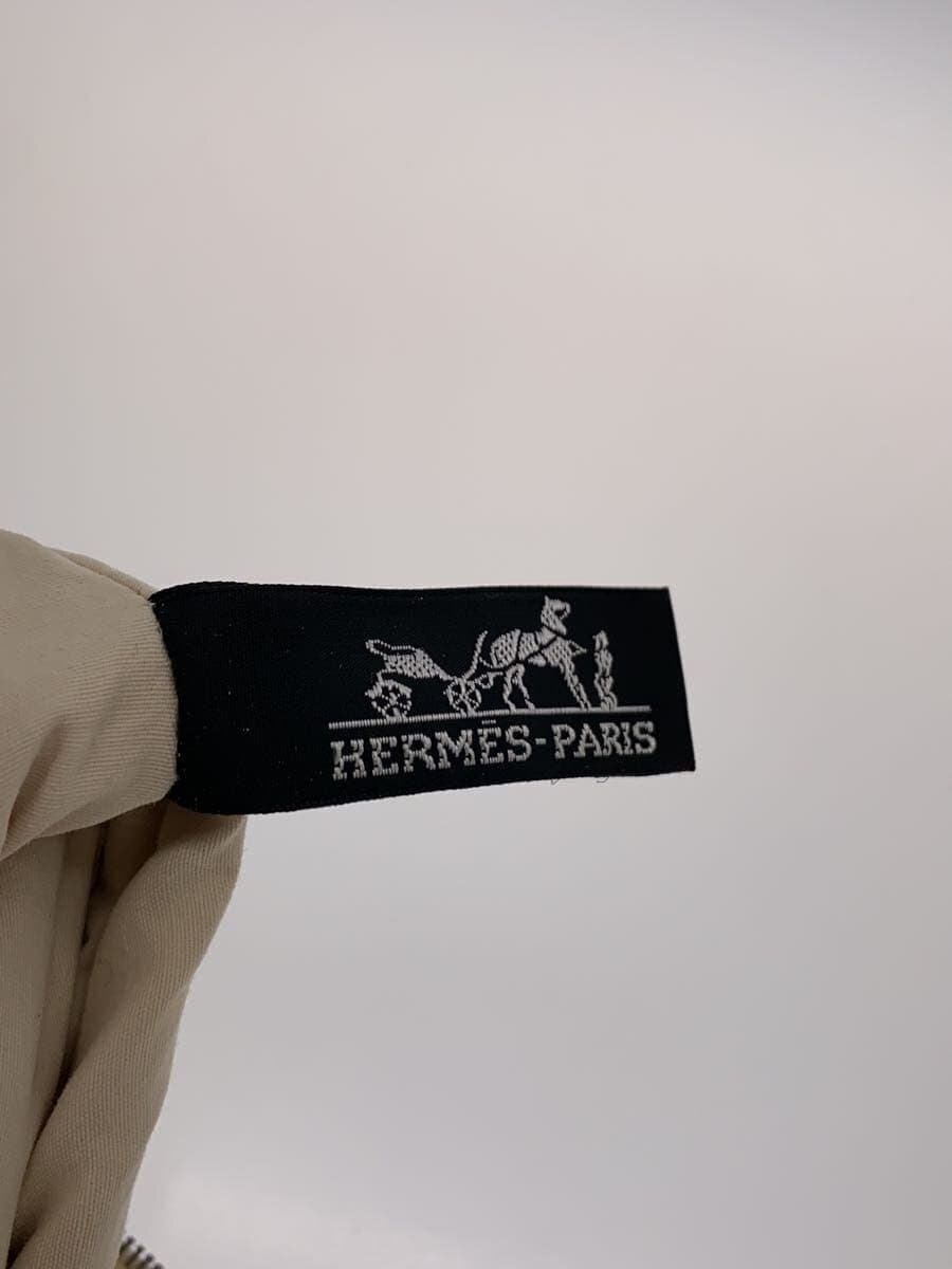 HERMES Bolide MM Pouch Canvas CRM 5