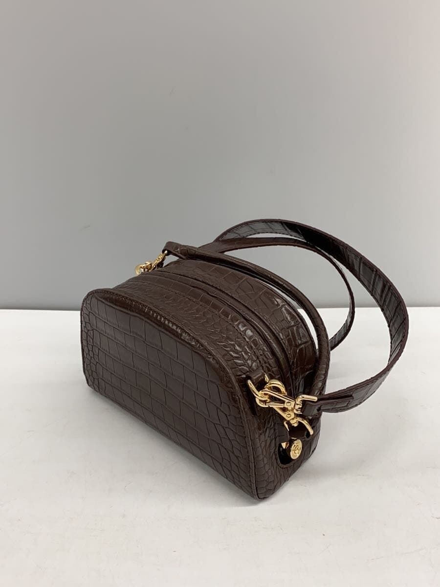 ADD CULUMN Handbag Leather BRW 2