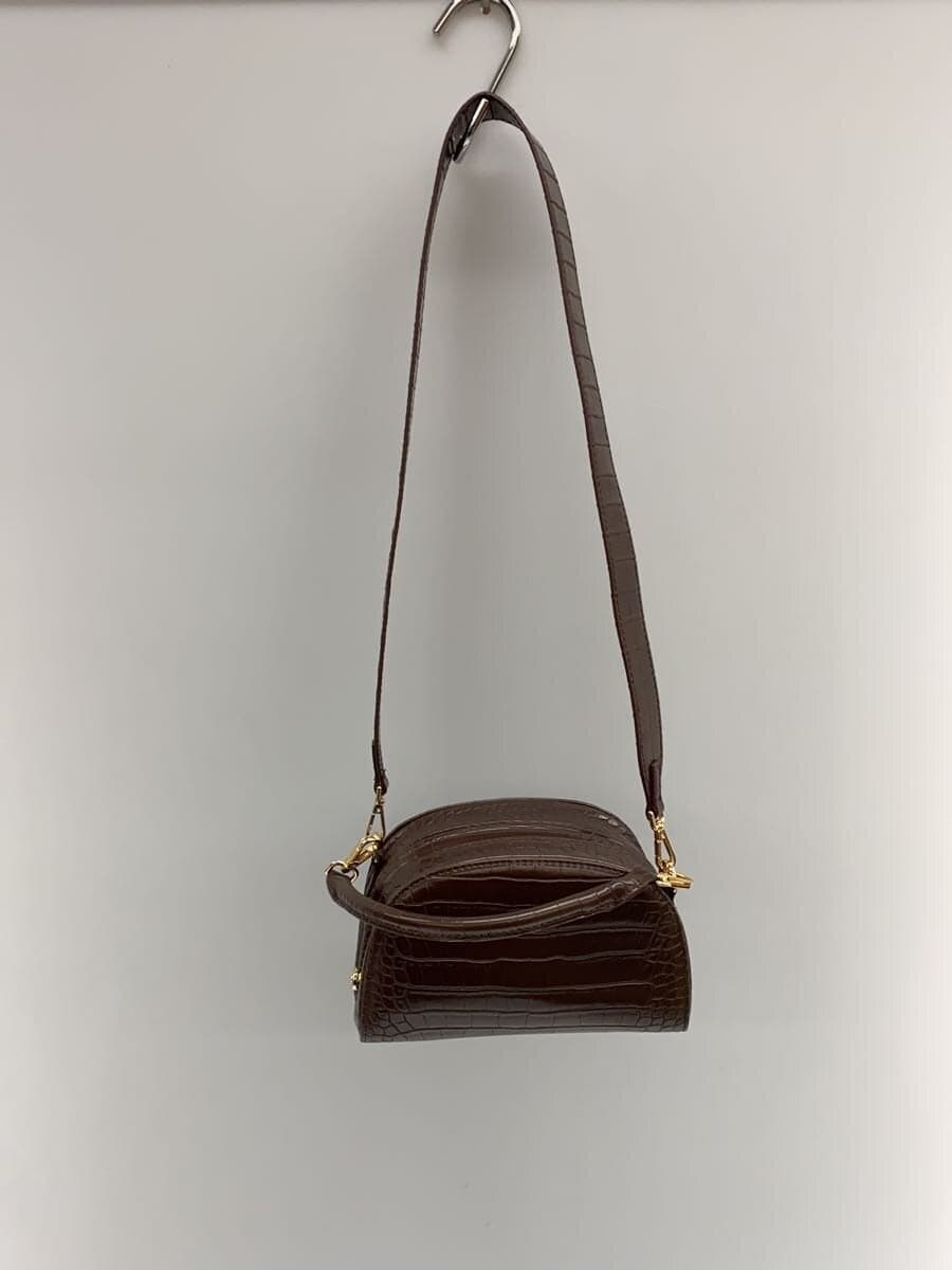 ADD CULUMN Handbag Leather BRW 3