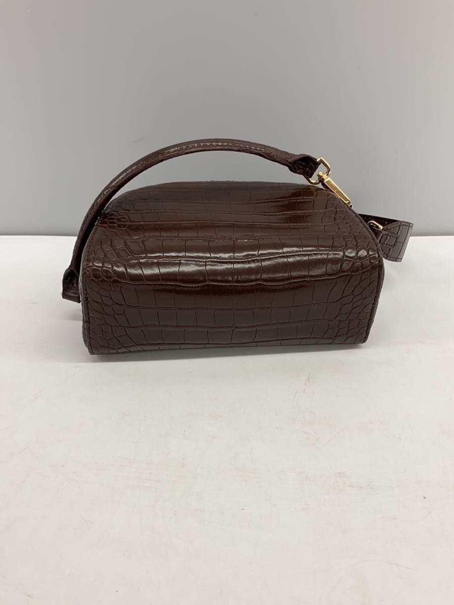 ADD CULUMN Handbag Leather BRW 4