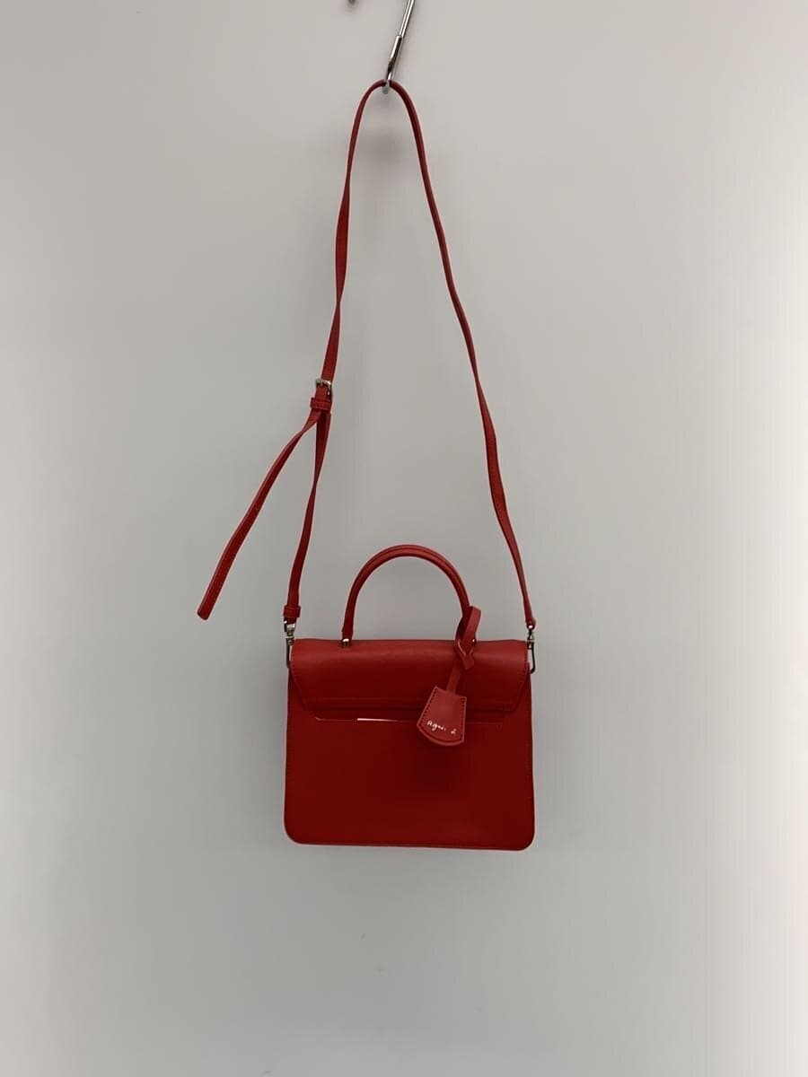 agnes b. Shoulder Bag Leather BRD HS31-01 3