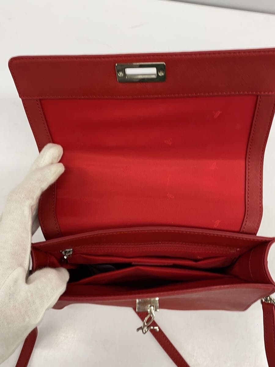 agnes b. Shoulder Bag Leather BRD HS31-01 6