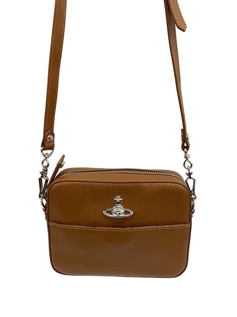 Vivienne Westwood SAFFIANO CAMERA BAG Shoulder Bag Leather BRW