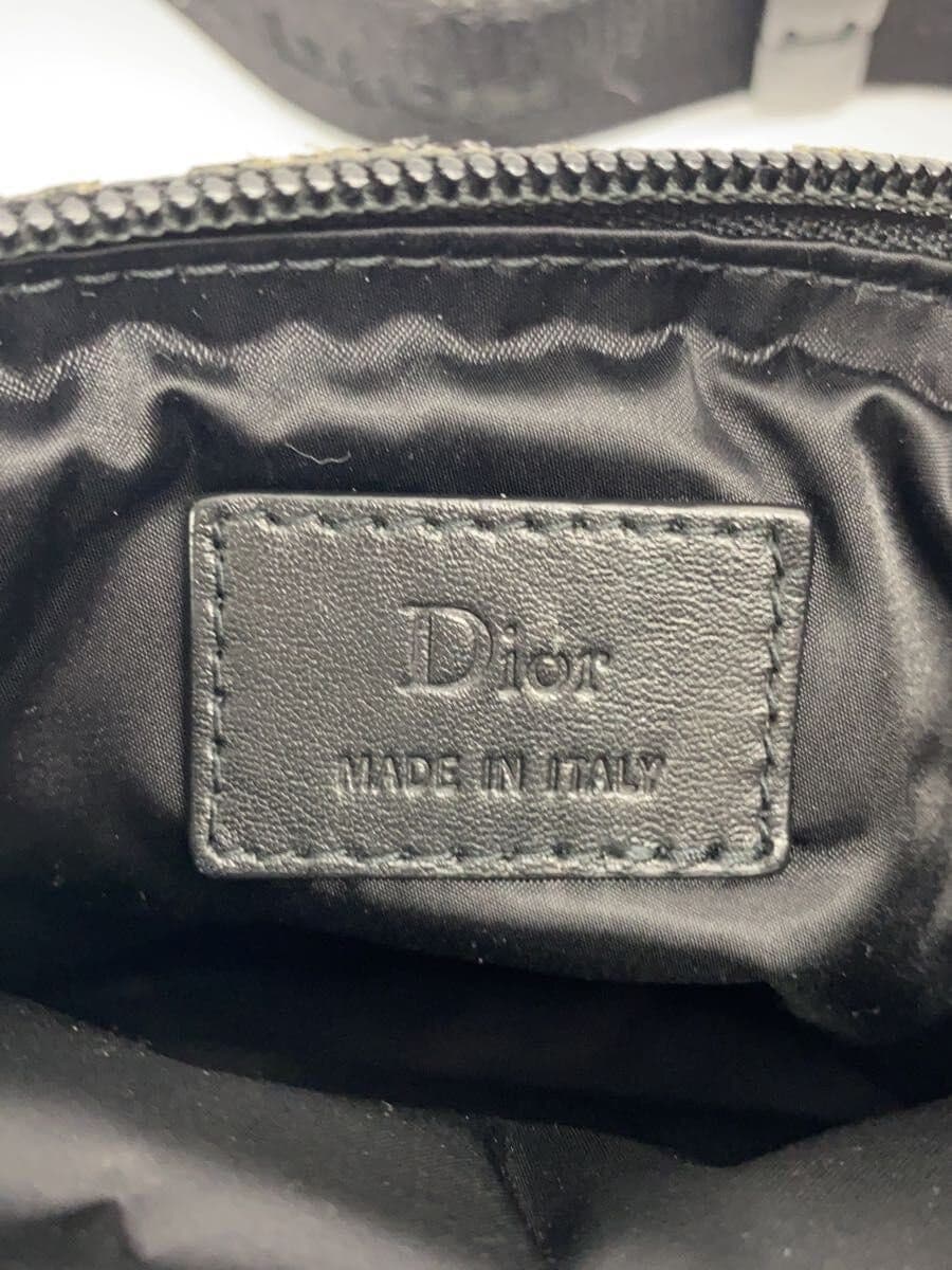 Christian Dior Saddle Bag Waist Bag Nylon BLK 5