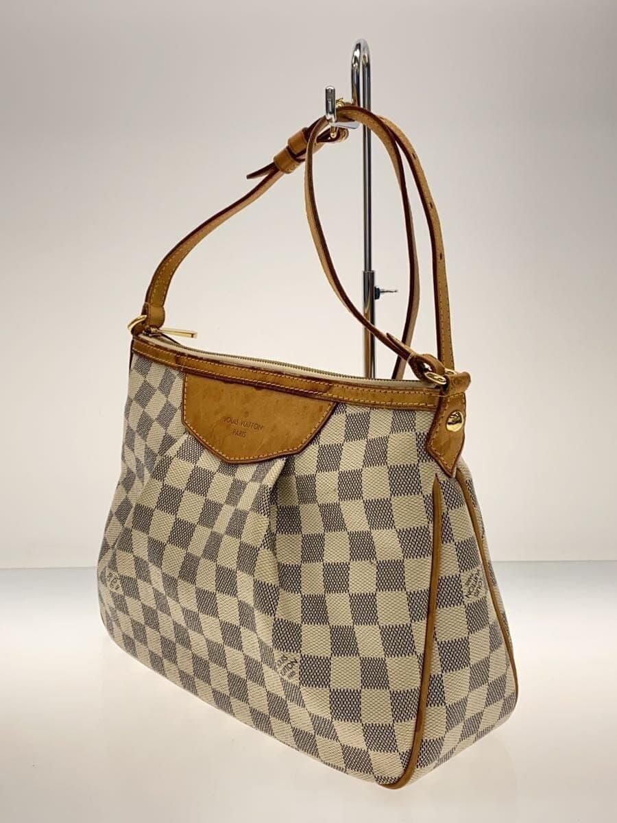 LOUIS VUITTON Siracusa PM Damier Azur PVC WHT N41113 2