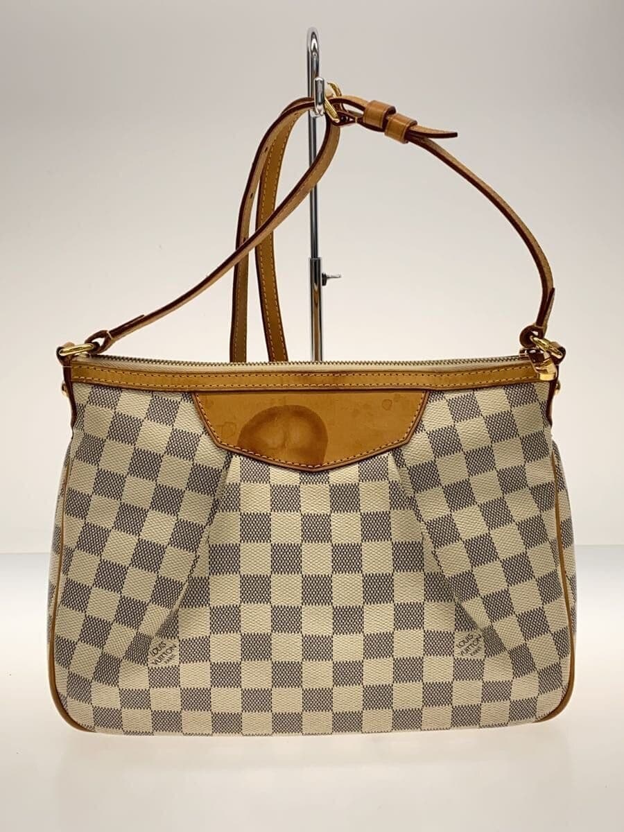 LOUIS VUITTON Siracusa PM Damier Azur PVC WHT N41113 3