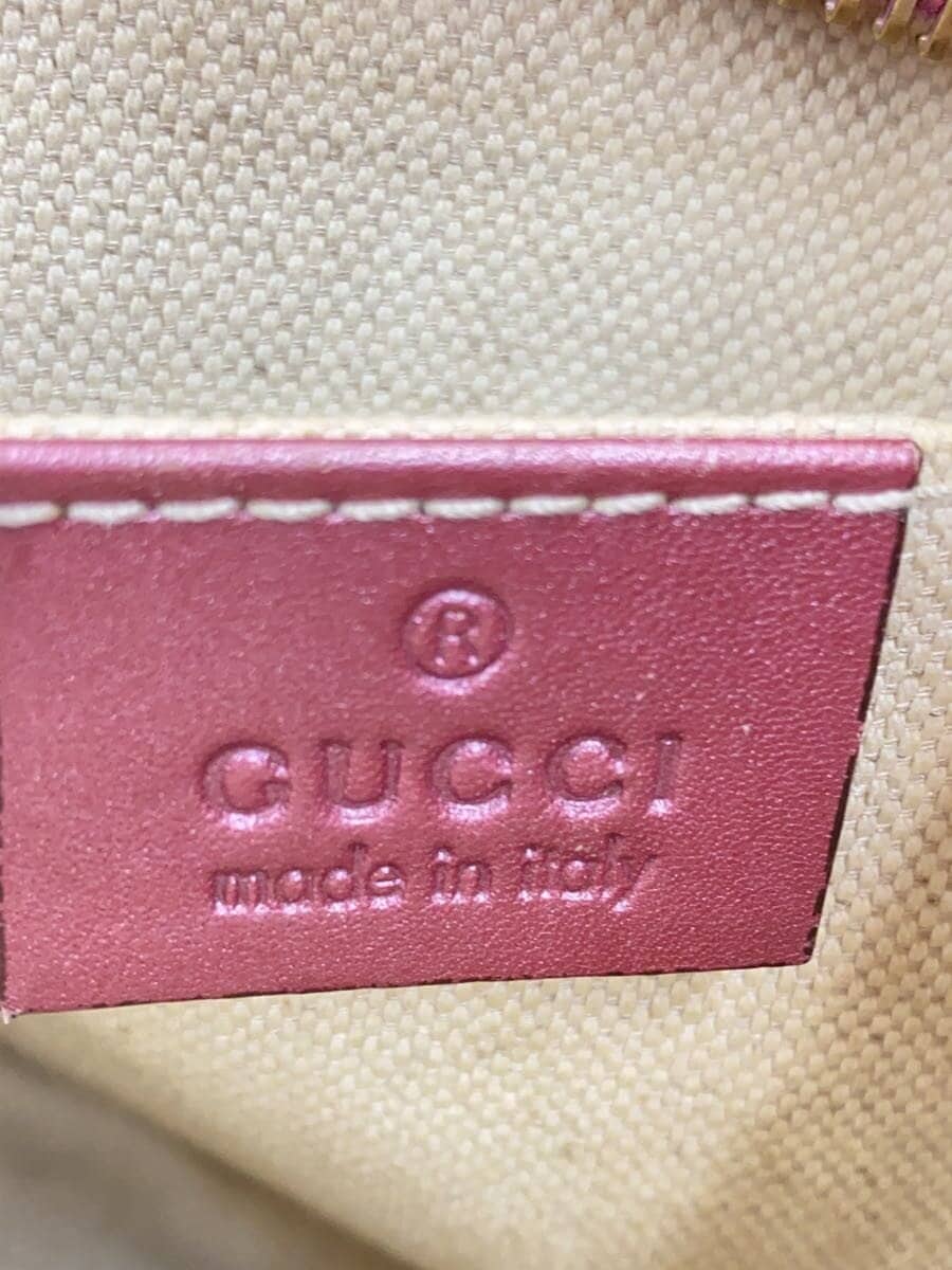 GUCCI Shoulder Bag_Bamboo_Micro GUCCI Shima Leather PNK 5