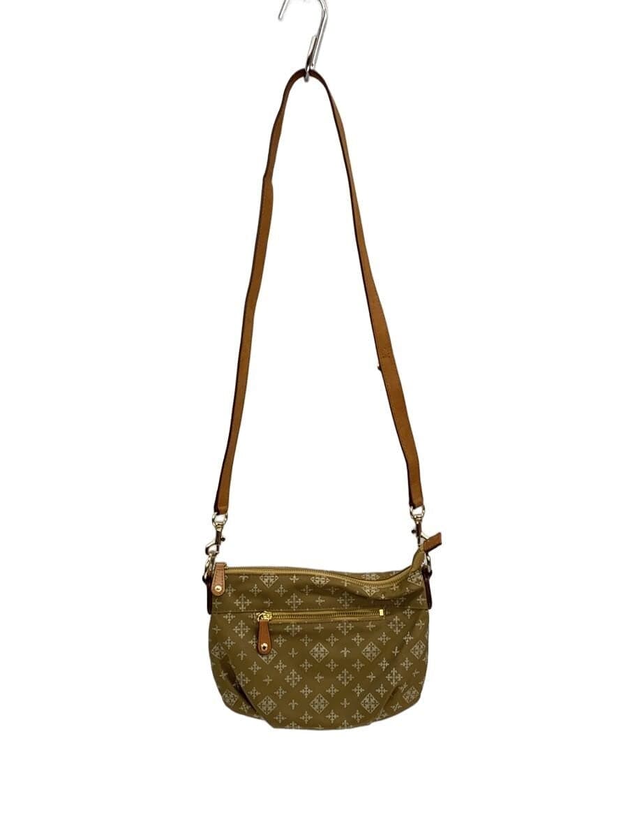 russet Shoulder Bag Nylon BEG All Over Pattern