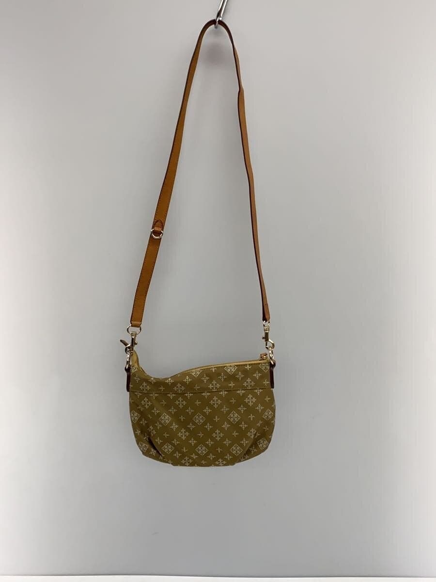 russet Shoulder Bag Nylon BEG All Over Pattern 3