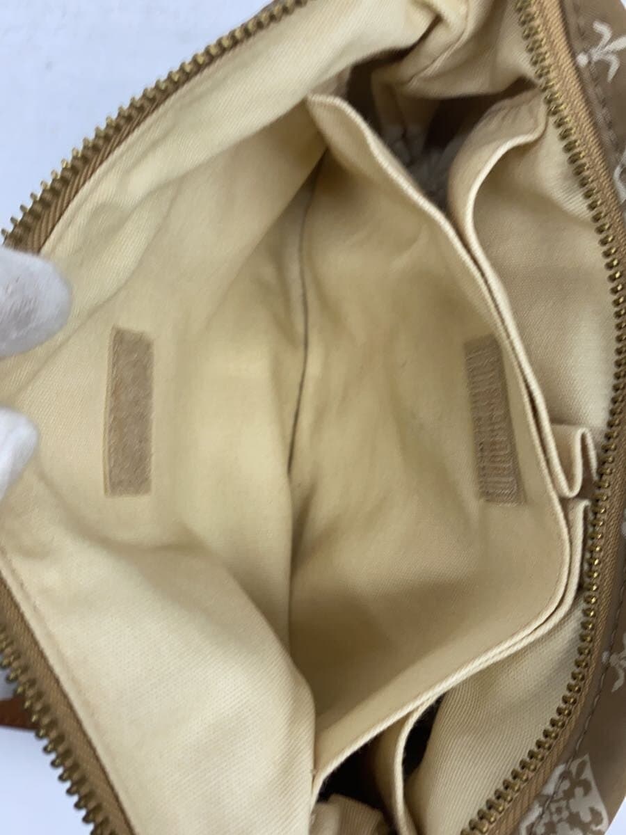 russet Shoulder Bag Nylon BEG All Over Pattern 8