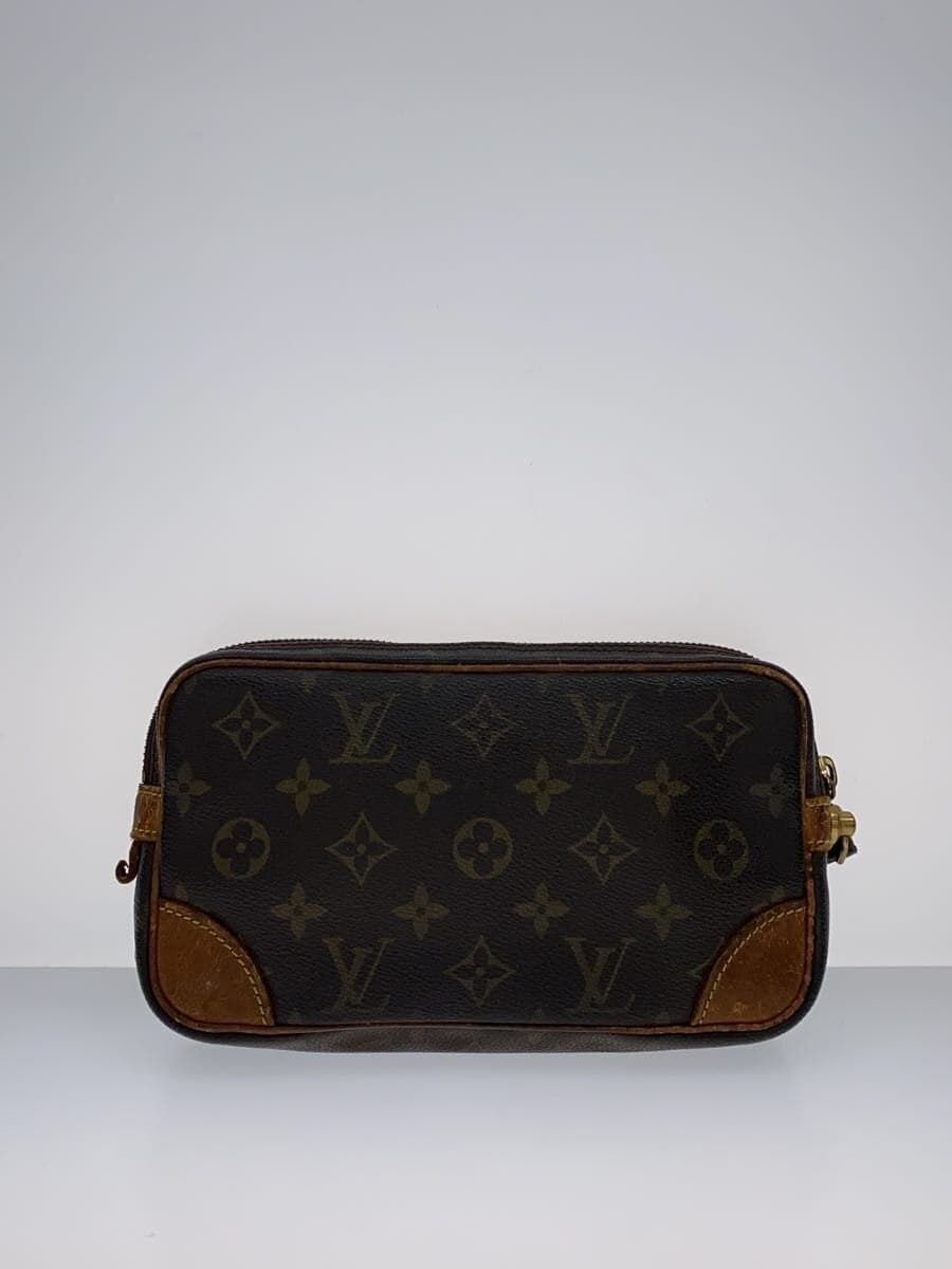 LOUIS VUITTON Marly Dragonne PM Monogram Canvas PVC BRW M51827 3