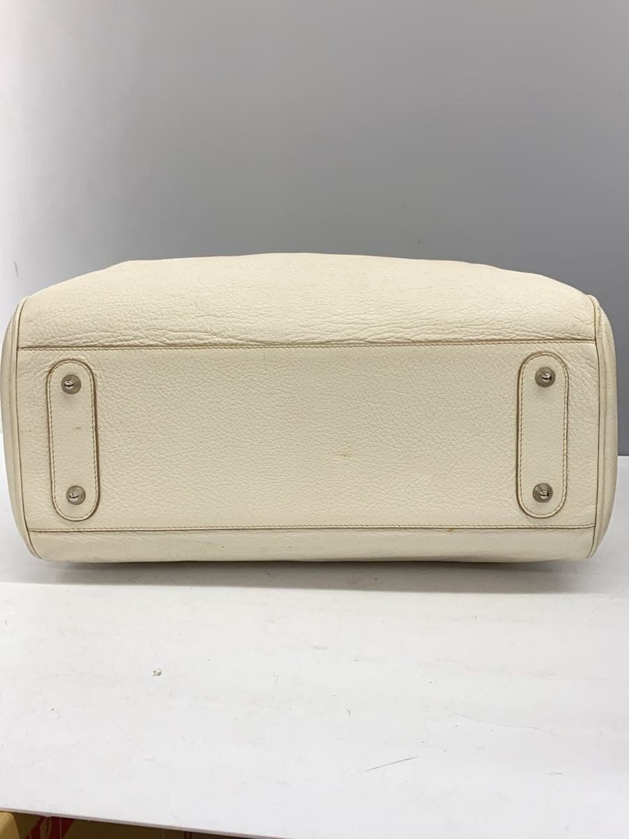 Christian Dior tote bag leather WHT 4