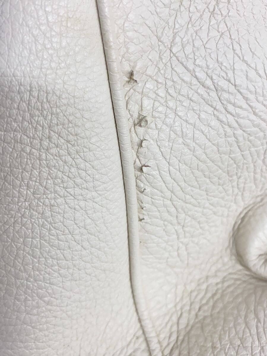 Christian Dior tote bag leather WHT 7