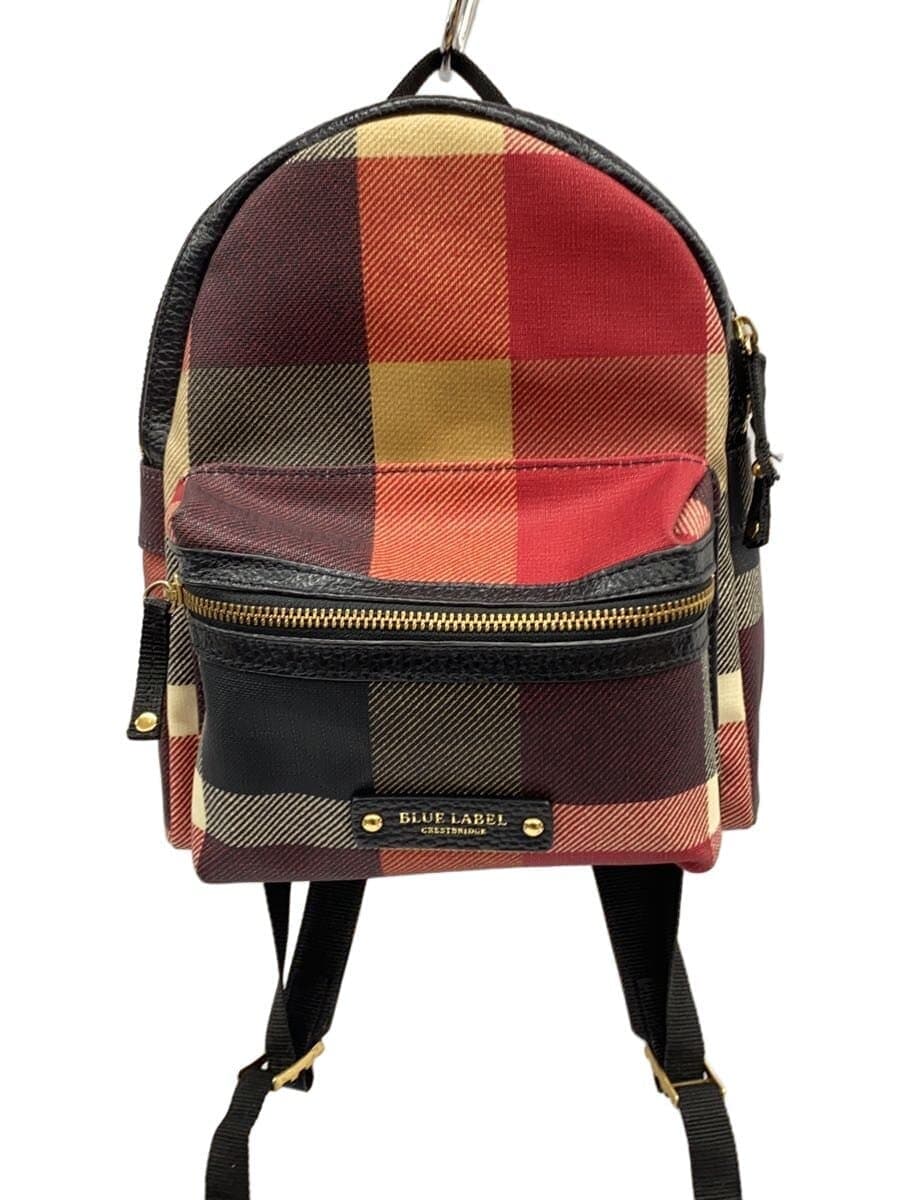 BLUE LABEL CRESTBRIDGE Backpack -- Multicolor Check 55126-837-16