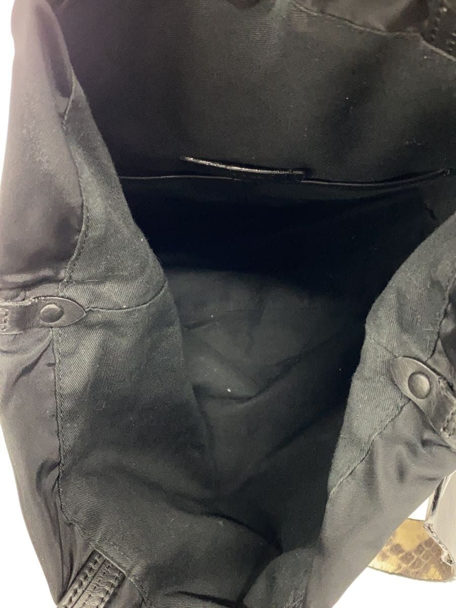 ORSETTO 2-Way Shoulder Bag Nylon Black Solid Color 6