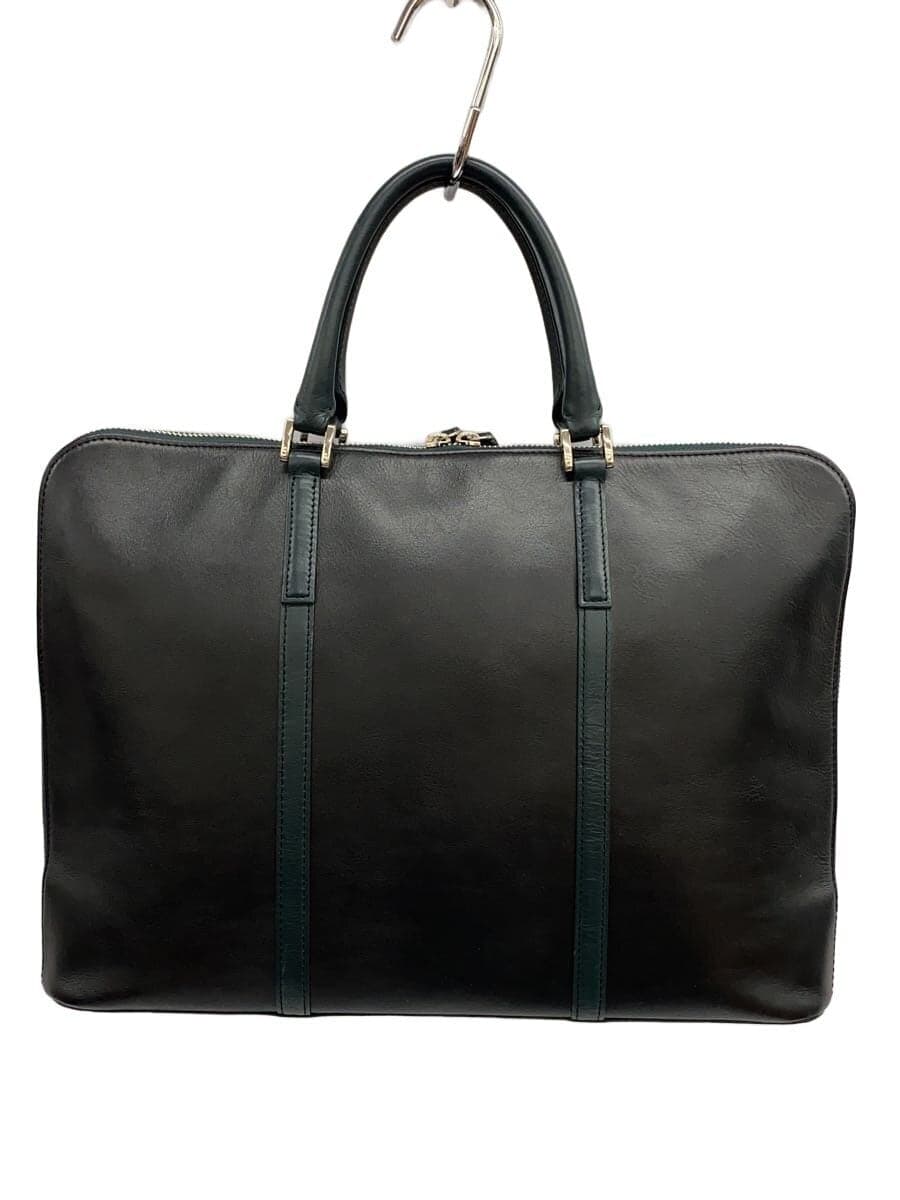 BUSINESS LEATHER FACTORY Briefcase Leather BLK