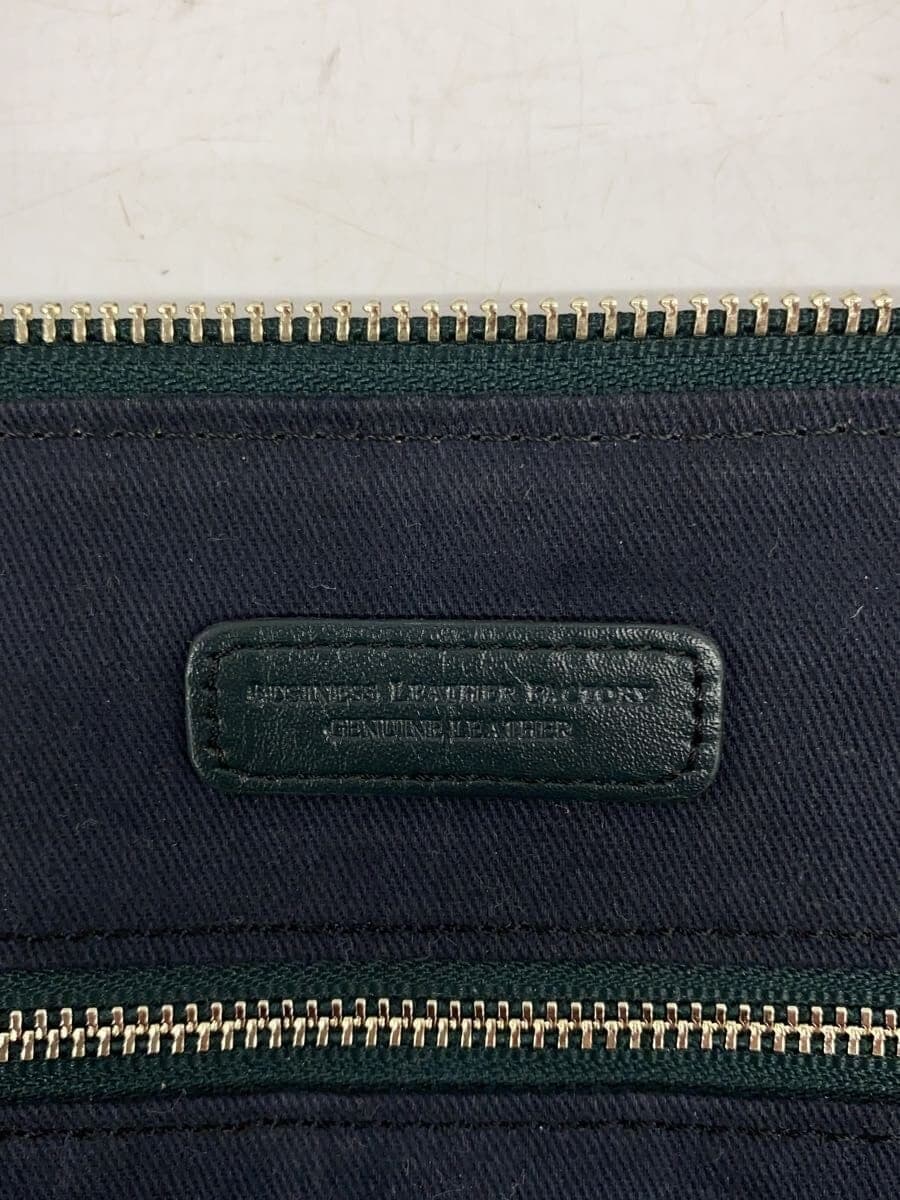 BUSINESS LEATHER FACTORY Briefcase Leather BLK 5