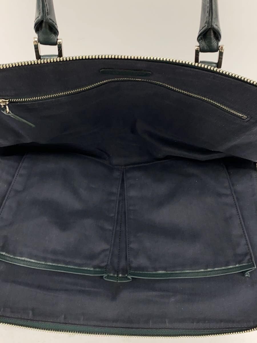 BUSINESS LEATHER FACTORY Briefcase Leather BLK 6