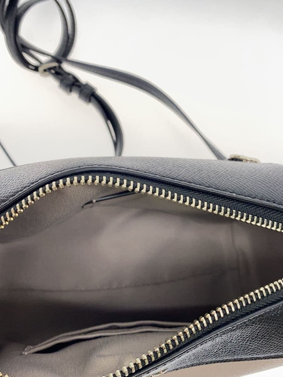 COACH Shoulder Bag Leather GRY F77685 6