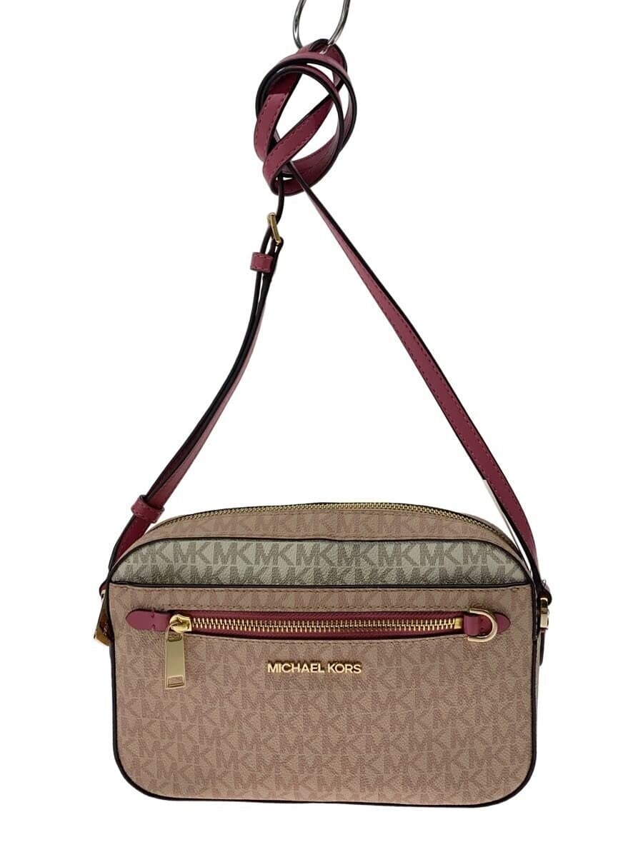 MICHAEL KORS Shoulder Bag PVC PNK All Over Pattern 35H1GTTC9B