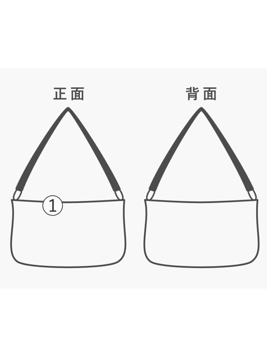 agnes b. Shoulder Bag Leather BEG NS08M-01 8