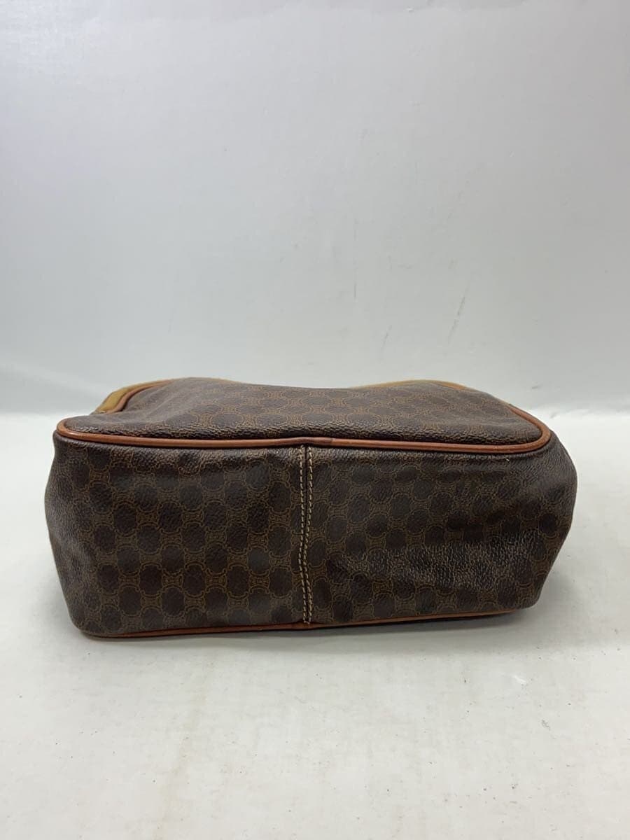 CELINE Shoulder Bag Canvas BRW All Over Pattern 4