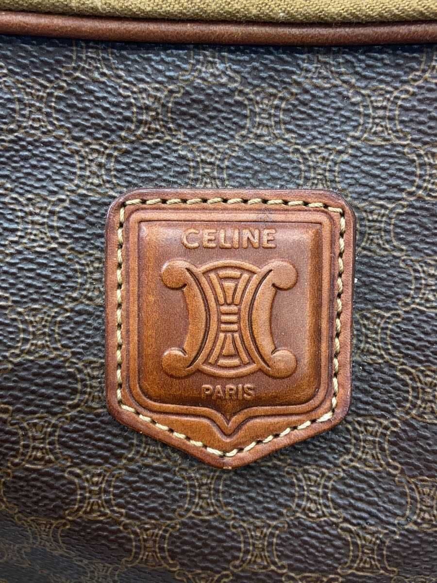 CELINE Shoulder Bag Canvas BRW All Over Pattern 5