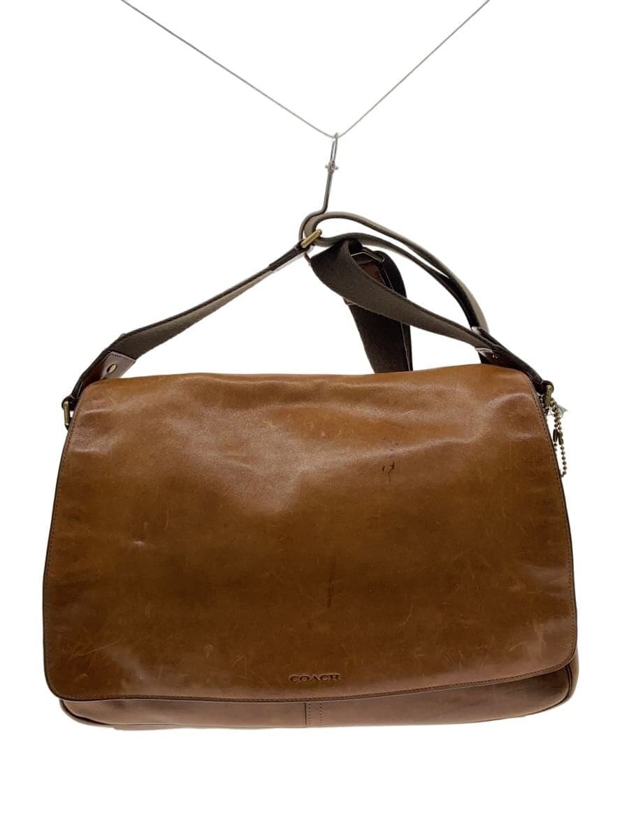 COACH Shoulder Bag Leather BRW 70486