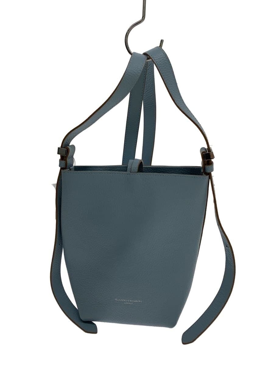 GIANNI CHIARINI Shoulder Bag Leather Blue