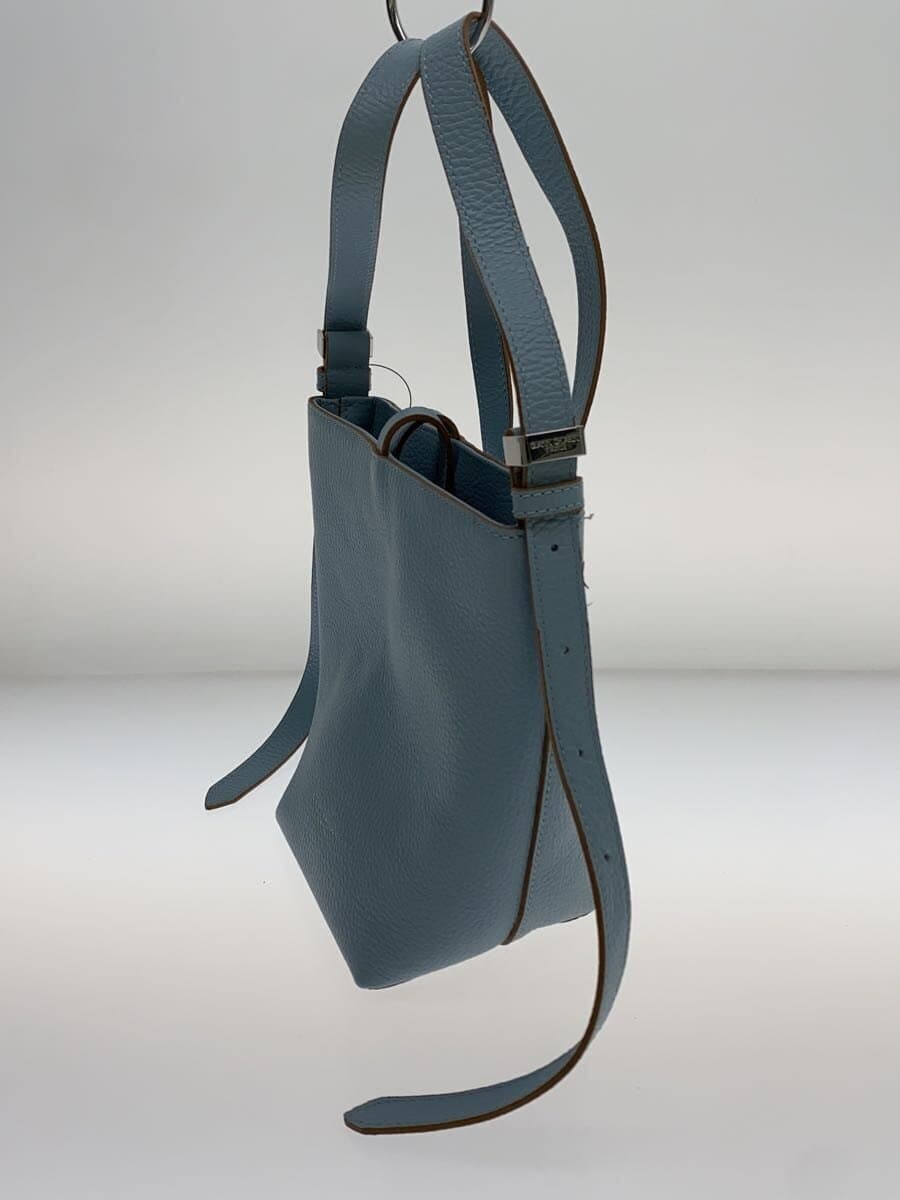 GIANNI CHIARINI Shoulder Bag Leather Blue 2