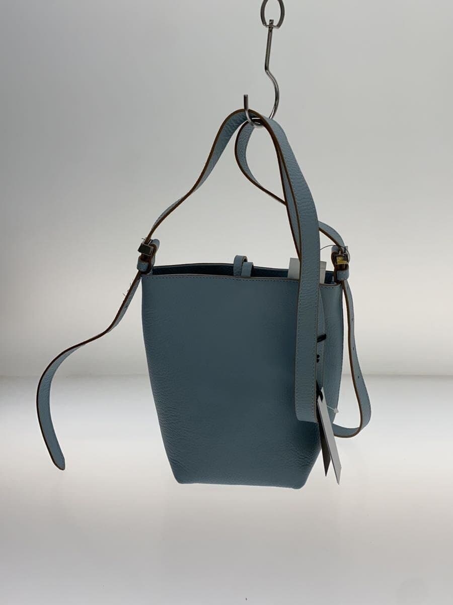 GIANNI CHIARINI Shoulder Bag Leather Blue 3