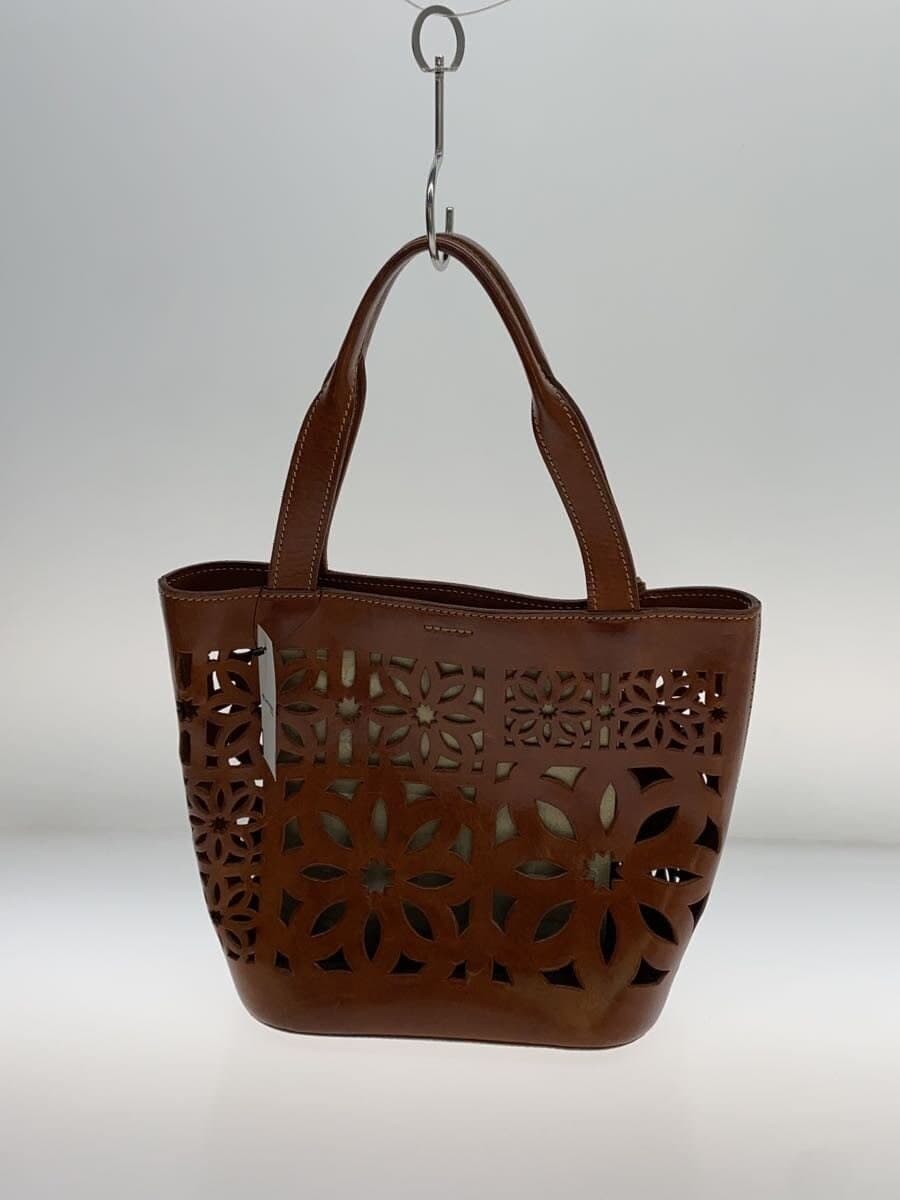 GENTEN Tote Bag Leather BRW 3