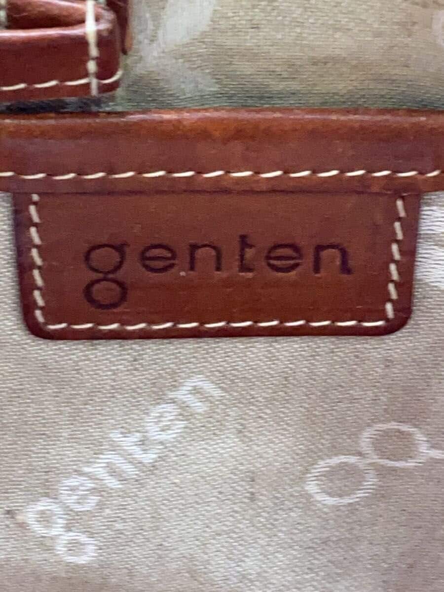 GENTEN Tote Bag Leather BRW 5