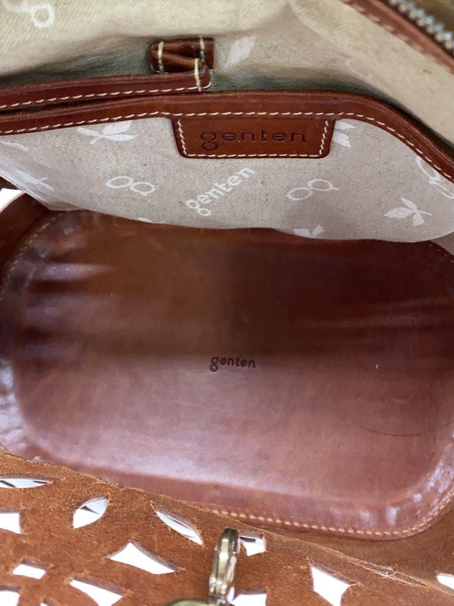 GENTEN Tote Bag Leather BRW 6