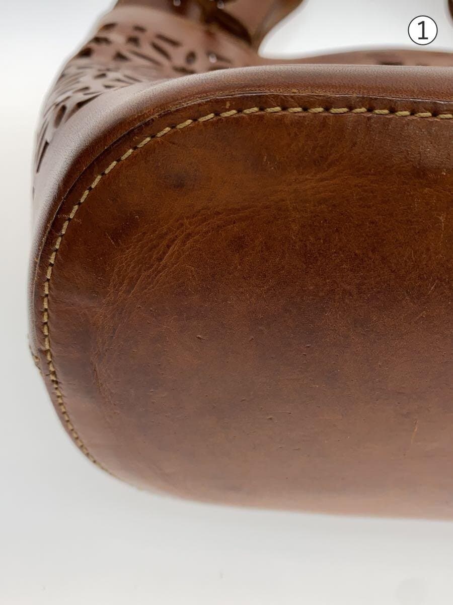 GENTEN Tote Bag Leather BRW 7