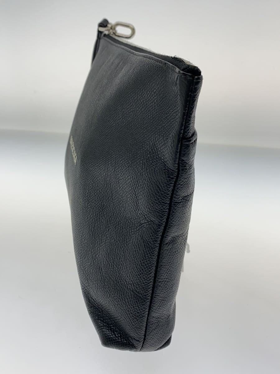 BALENCIAGA Everyday Clutch Bag Second Bag Leather BLK 2
